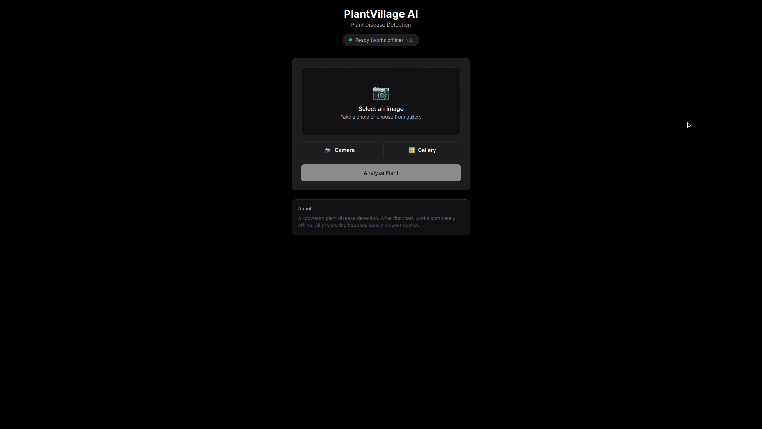 PlantVillage AI running on iPhone via Tauri
